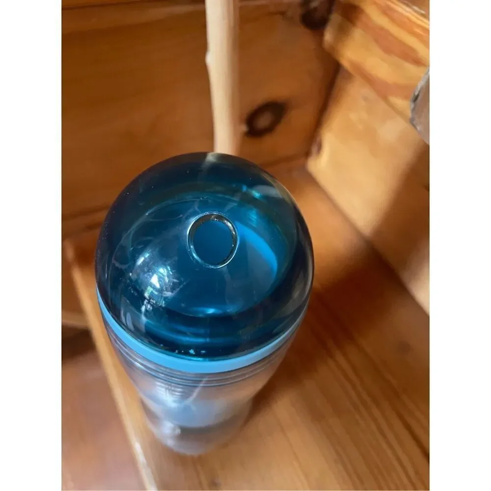 Starbucks - Blue Travel Tumbler Mug - 2008